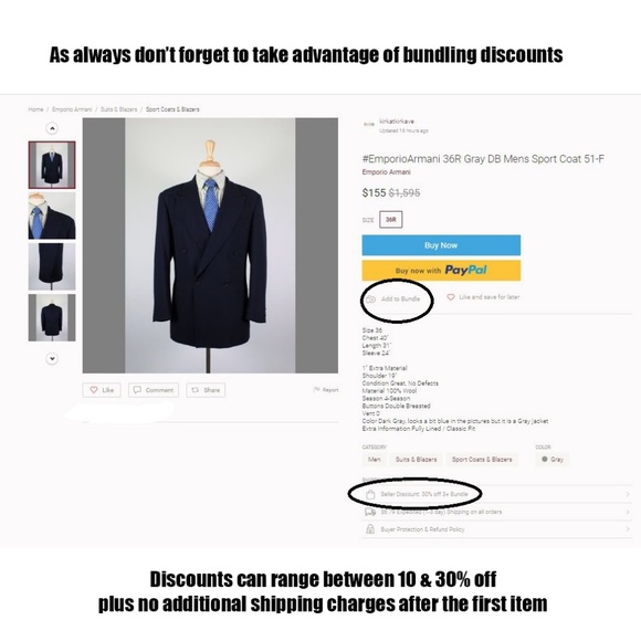 FAQ & tips to buying Men's Suits & Sport Coats - Picture 5 of 7